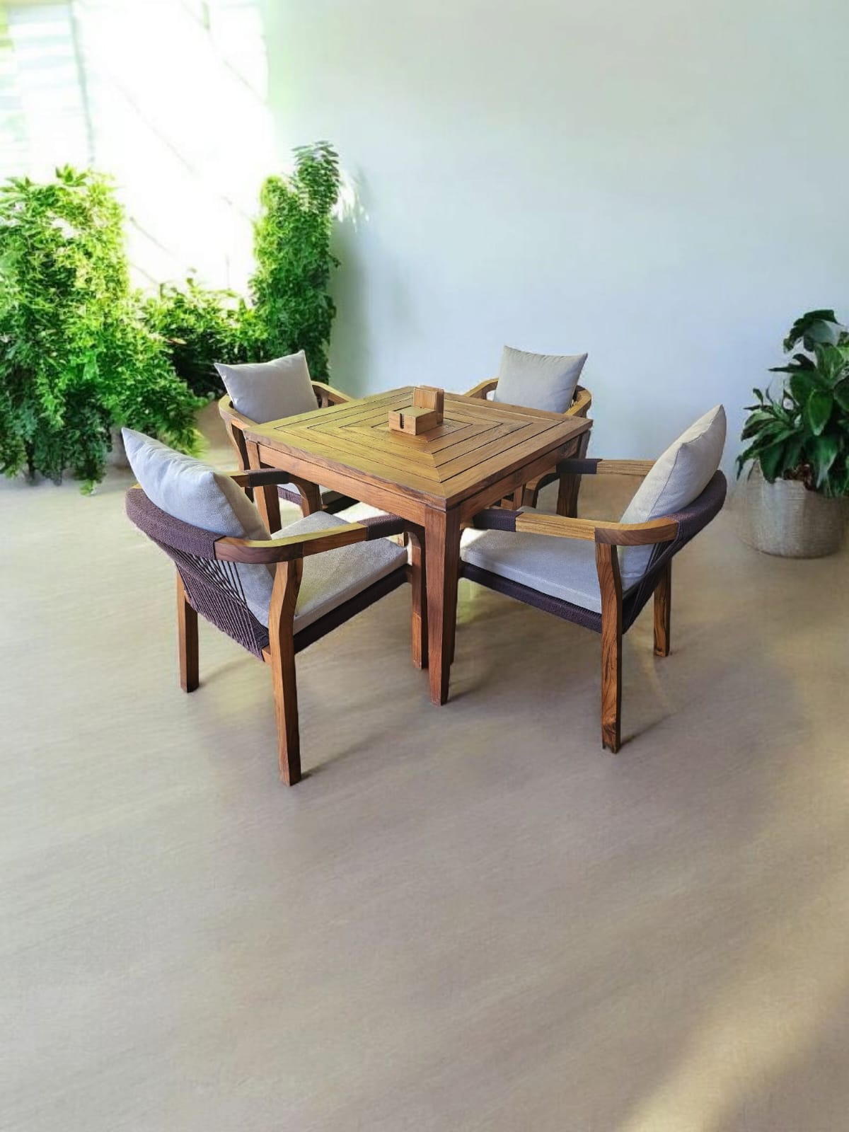 Juego de Comedor SELINA SMOKE OILED