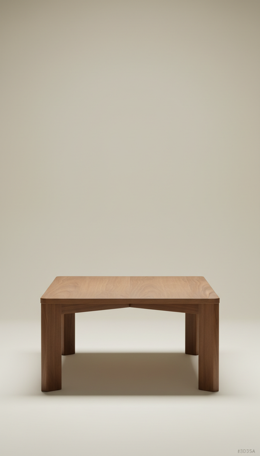 Mesa de centro nogal esbelta