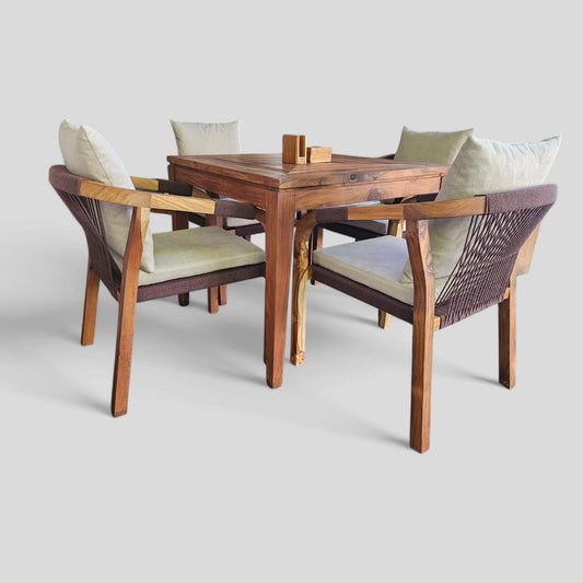 Juego de Comedor SELINA SMOKE OILED