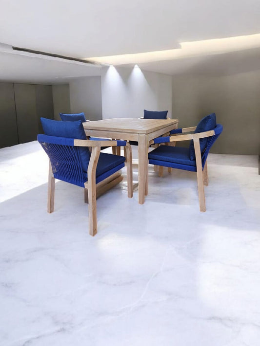Juego de Comedor SELINA SILVER WHITE