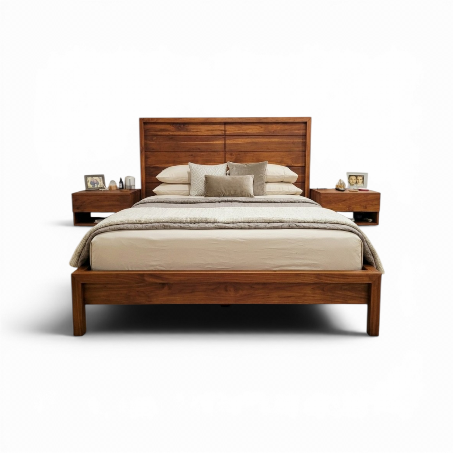 Mesa de noche FLORANTE + almacenamiento